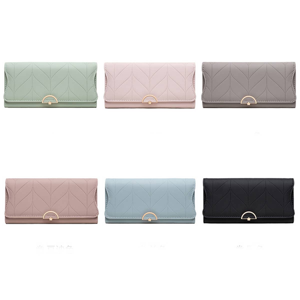 Fresh Large Capacity Trifold Wallet Clutch_Cwab06232