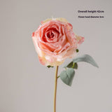 ELEGANT BURNT EDGE ROSE BOUQUET FOR TABLE DECOR_CWMM6578