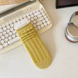 MIDDLE TUBE STRAIGHT SOCKS WITH CURLED EDGES_CWMS0899