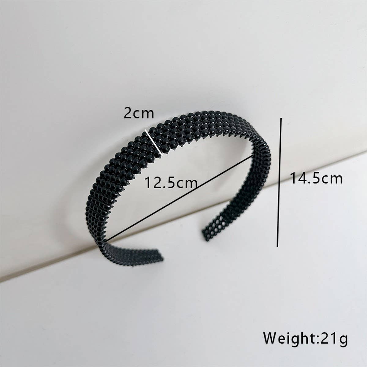 PEARL ACRYLIC HEADBAND STYLISH HAIR ACCESSORY_CWAHA5659