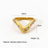 GEOMETRIC CZ STEEL RING WITH LUXE GLOSS FINISH_CWMM8931