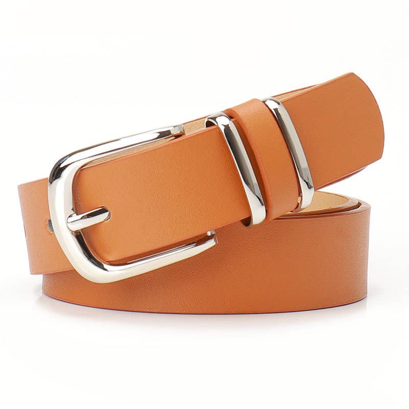 Leopard-Print Double Ring Women'S Belt