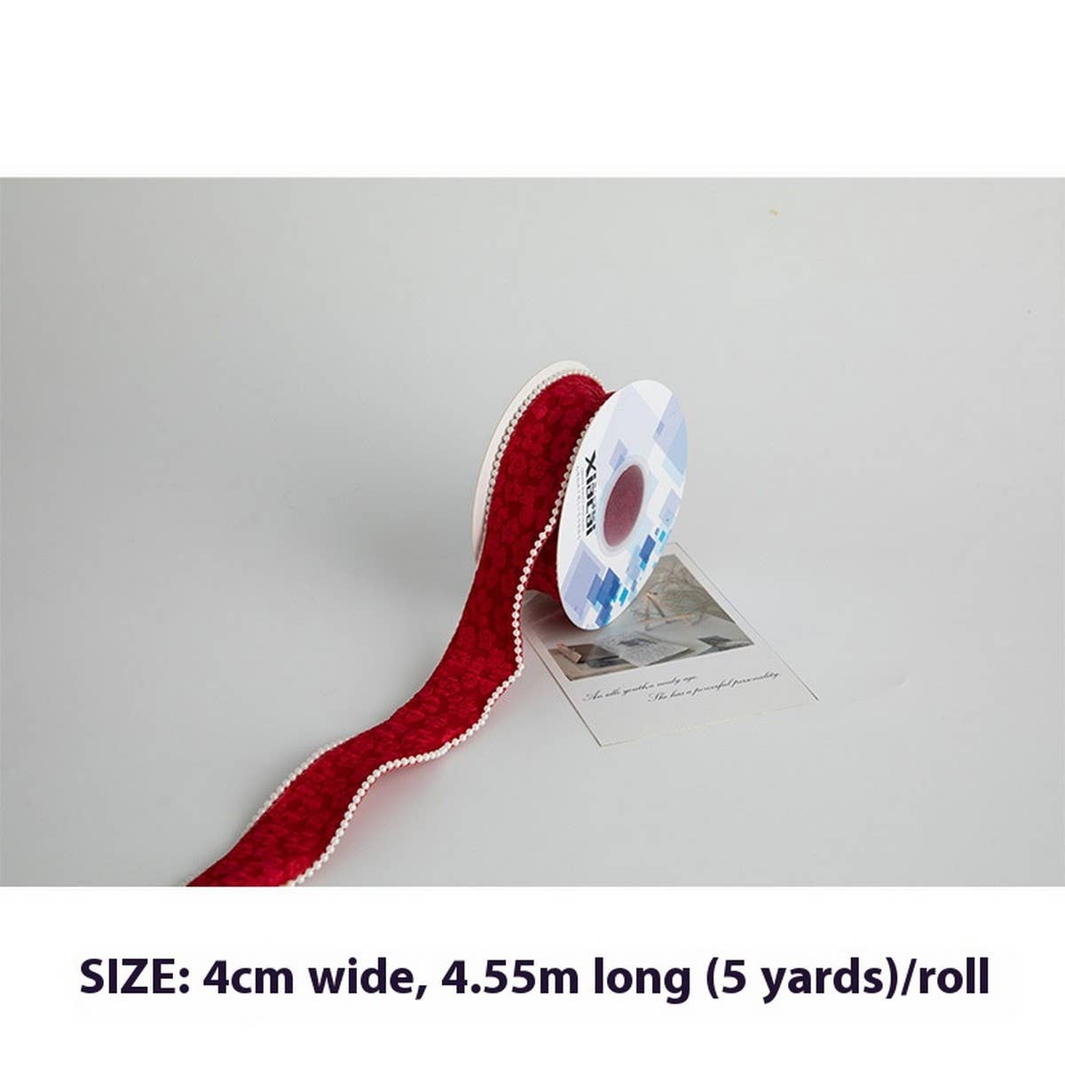 DIY FLORAL RIBBON WITH THREE DIMENSIONAL PATTERN_CWMM5762