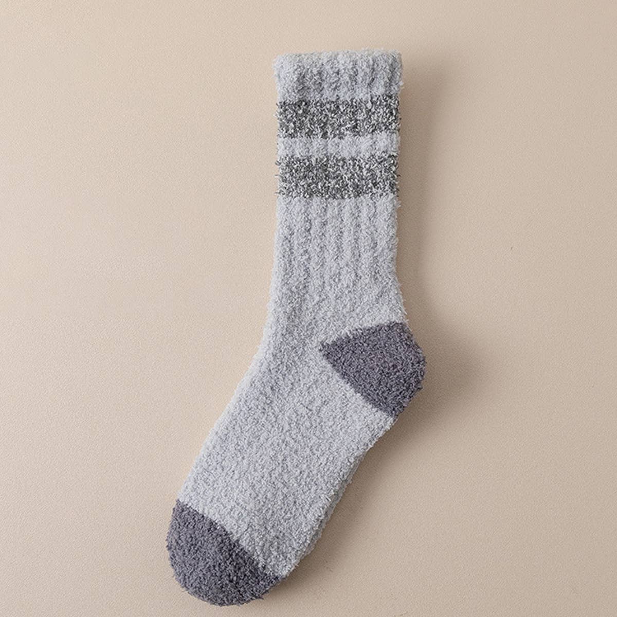 AUTUMN AND WINTER MID LENGTH THICK FLEECE SOCKS_CWMS0772