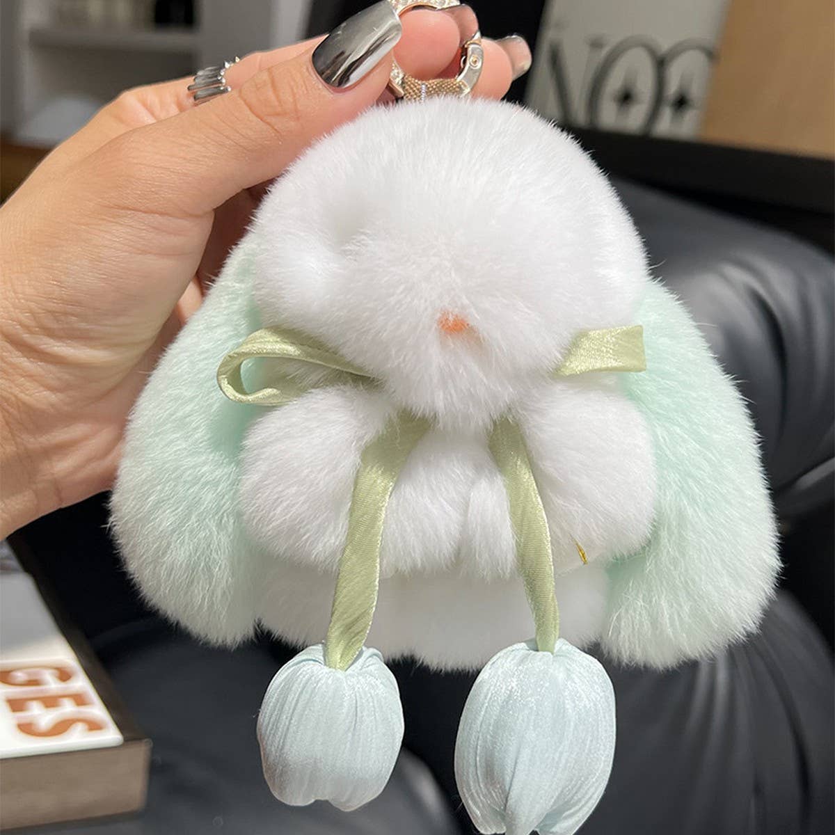 CUTE MINI PLUSH BUNNY DOLL KEYCHAIN PENDANT_CWMM2484