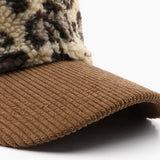 RETRO LEOPARD PRINT BASEBALL HAT FOR MEN AND WOMEN CWAH2170