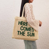 LARGE CAPACITY STRAW BAG WITH EMBROIDERED LETTERS_CWAB4700