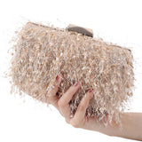 Women Fashion Chain Taseel Shoulder Bag Clutch Bag_Cwab0599