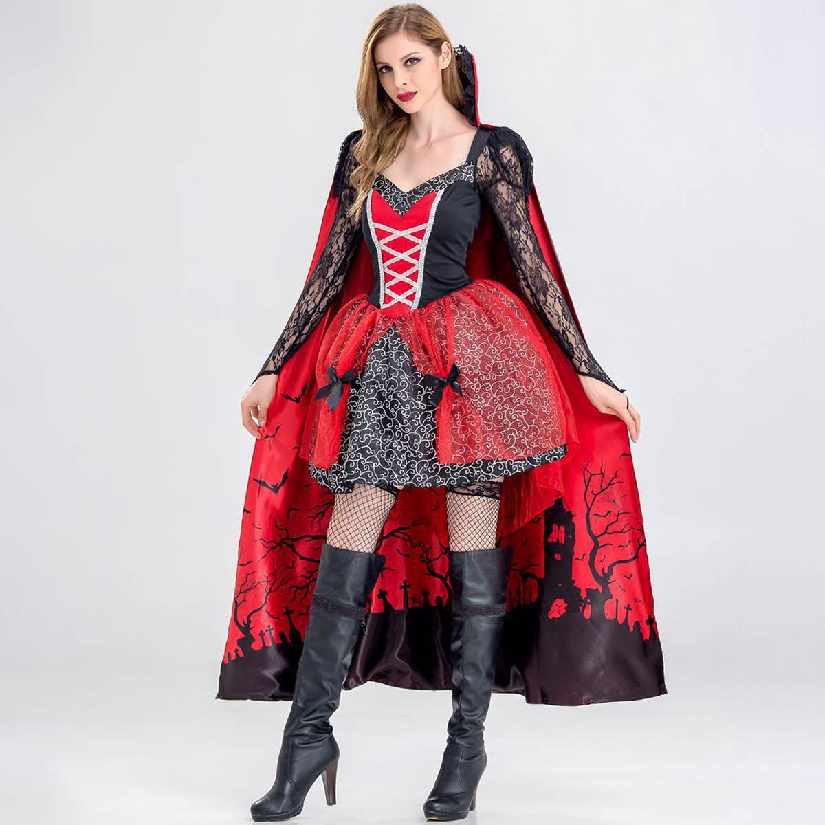 HALLOWEEN COSPLAY VAMPIRE QUEEN COSTUME_CWMM1514