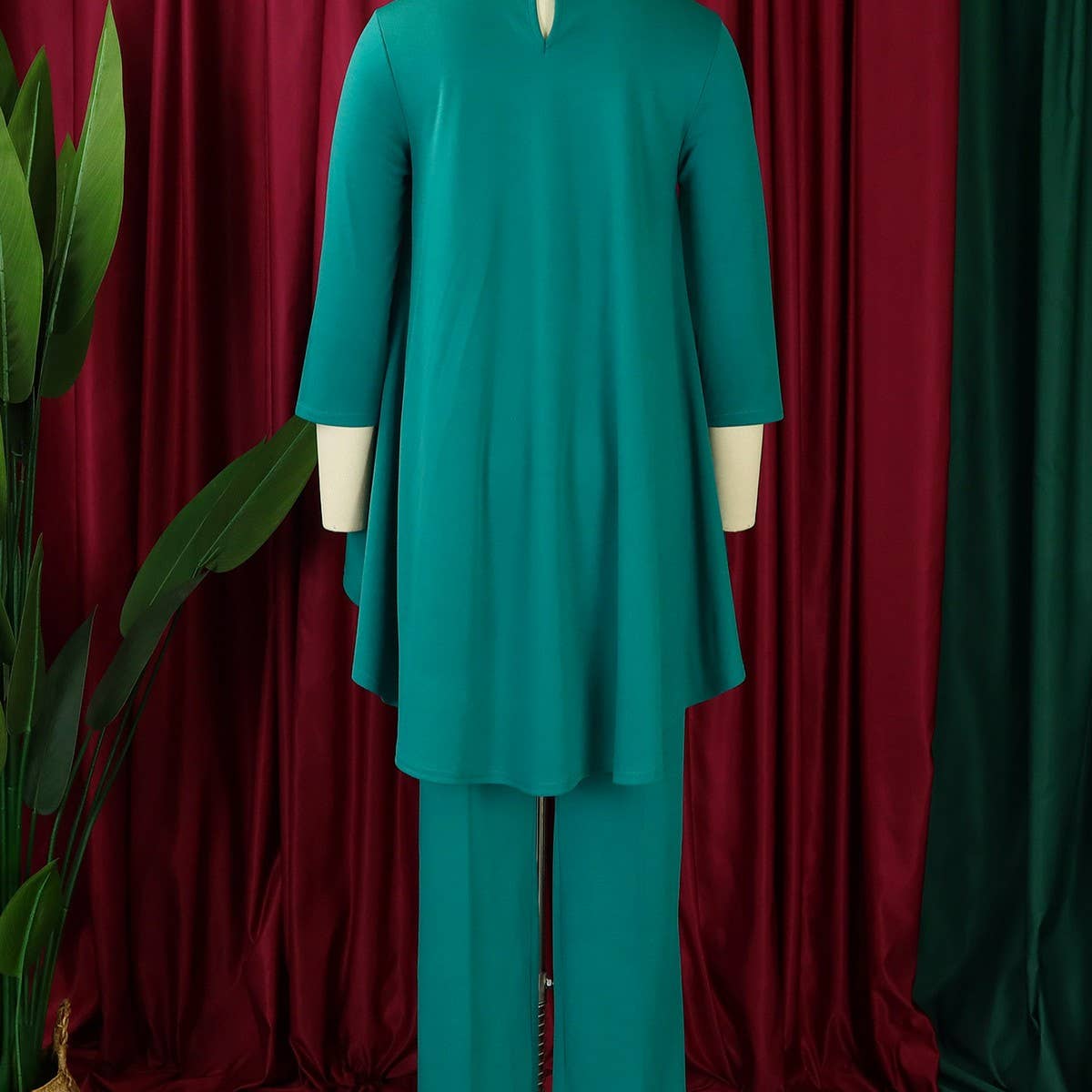 OVERSIZED TOP AND WIDE LEG PANTS TWO PIECE SET_CWSTB1141