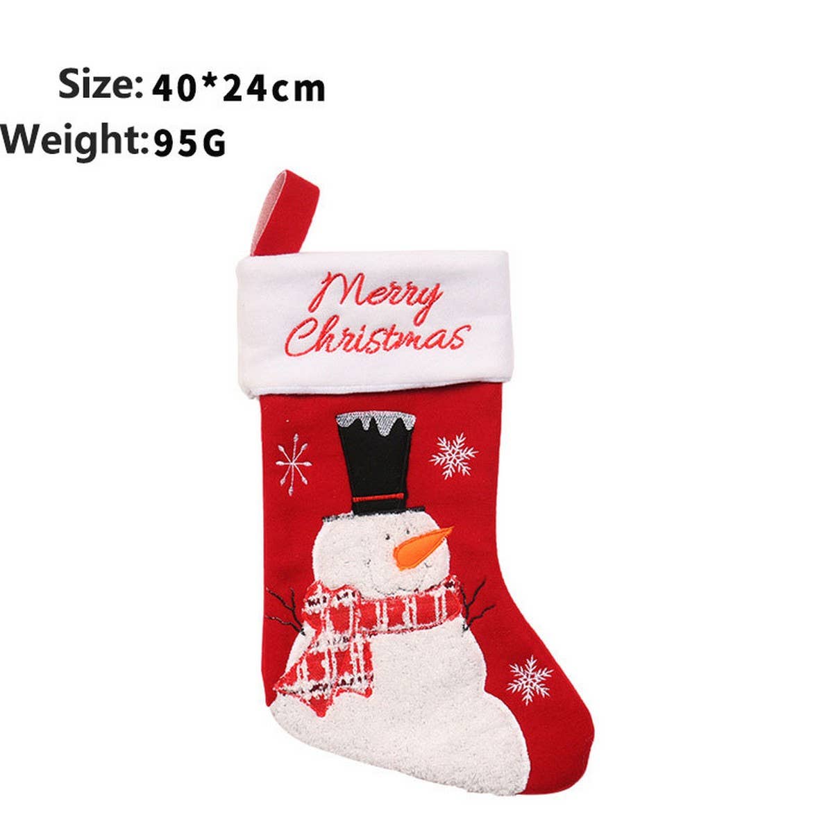 CARTOON SANTA SNOWMAN CHRISTMAS STOCKING BAG_CWAJE05373