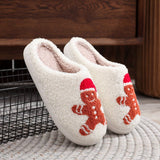 CHRISTMAS POPULAR GINGERBREAD RAYON SLIPPERS_CWSHS0762