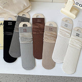 BREATHABLE MESH MID LENGTH COTTON SOCKS_CWMS0646