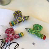 ACRYLIC PENCIL HAIR CLAW CANDY COLOR CARTOON CLIP_CWASC1586