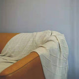 SOLID COLOR DIAMOND KNITTED SOFA BLANKET_CWMM0420