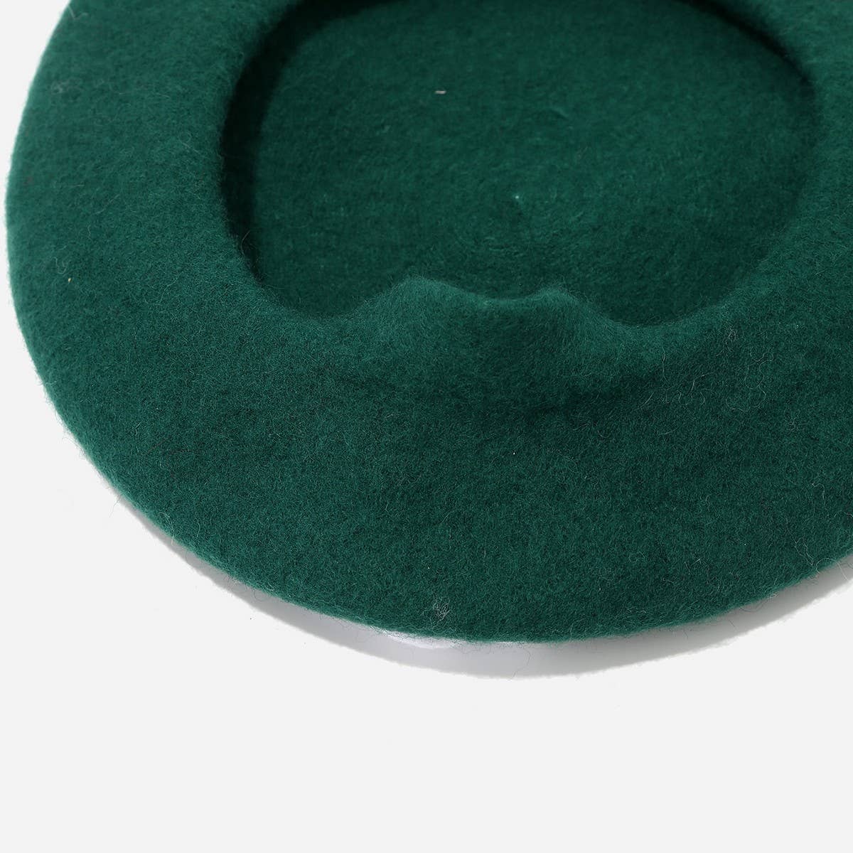 Christmas Bow Wool Beret Hat Women Warm Winter_Cwah04686