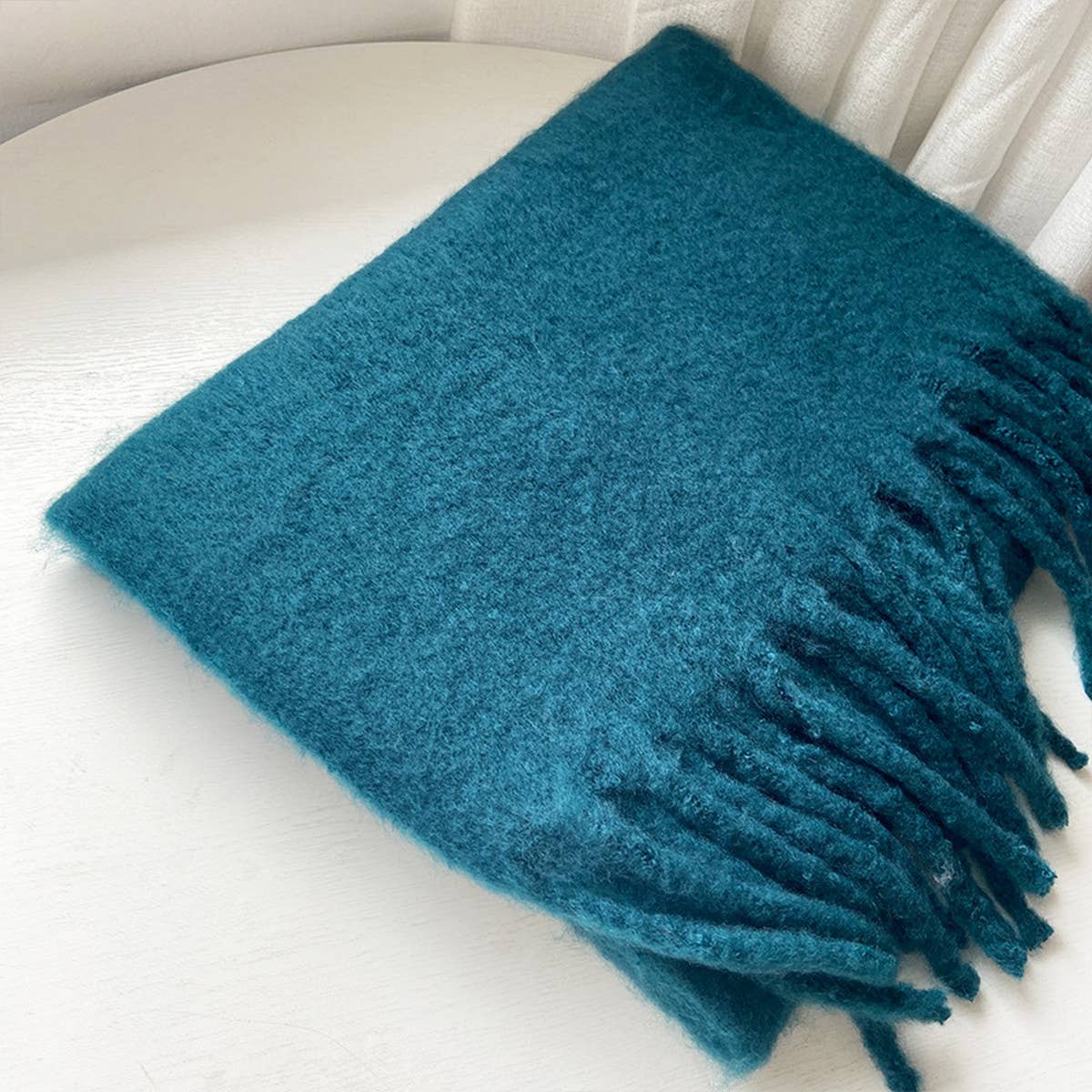 SOFT MOHAIR FEEL SCARF COZY WINTER WRAP_CWASC0323