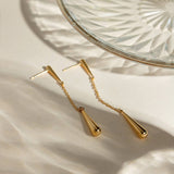 SIMPLE AND ELEGANT TEARDROP TASSEL EARRINGS_CWAJE1788