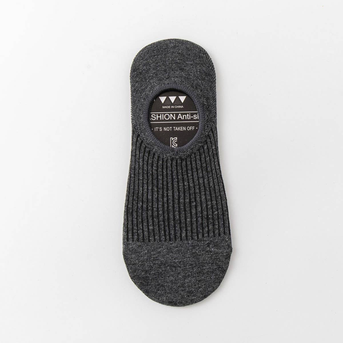 ALL MATCH SOLID COLOR SILICONE BOAT SOCKS FOR MEN_CWMS2033