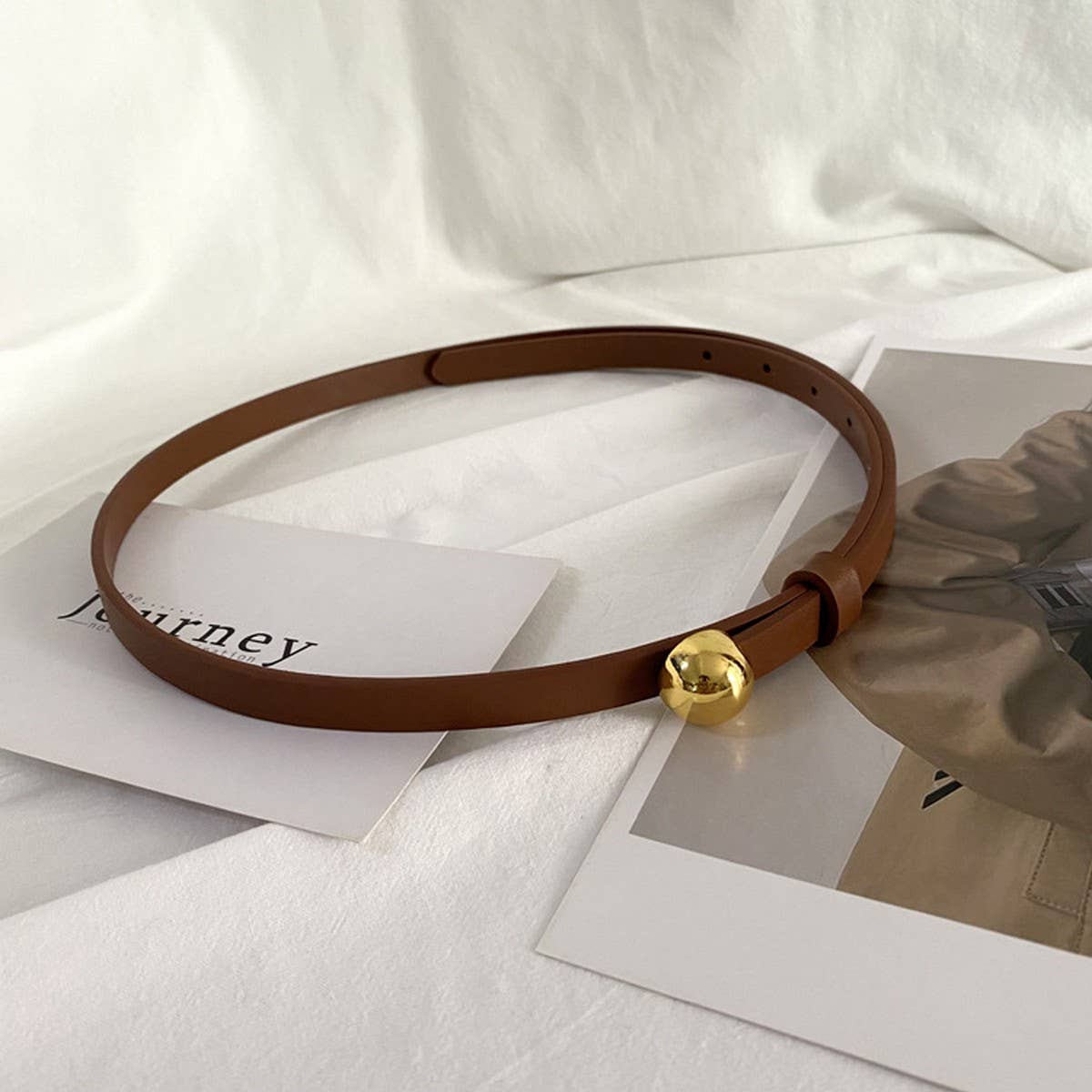 2024 NEW NICHE DESIGN ROUND BEAD THIN BELT_CWABE0655