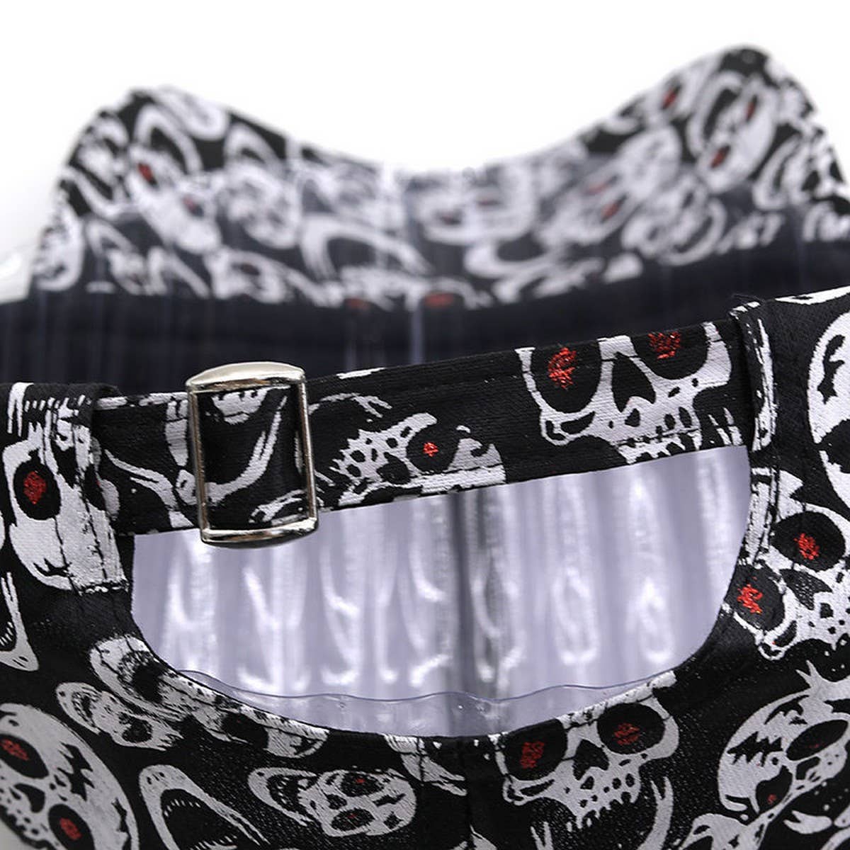 SKULL PRINT BASEBALL CAP SUN HAT UNISEX_CWAH0994