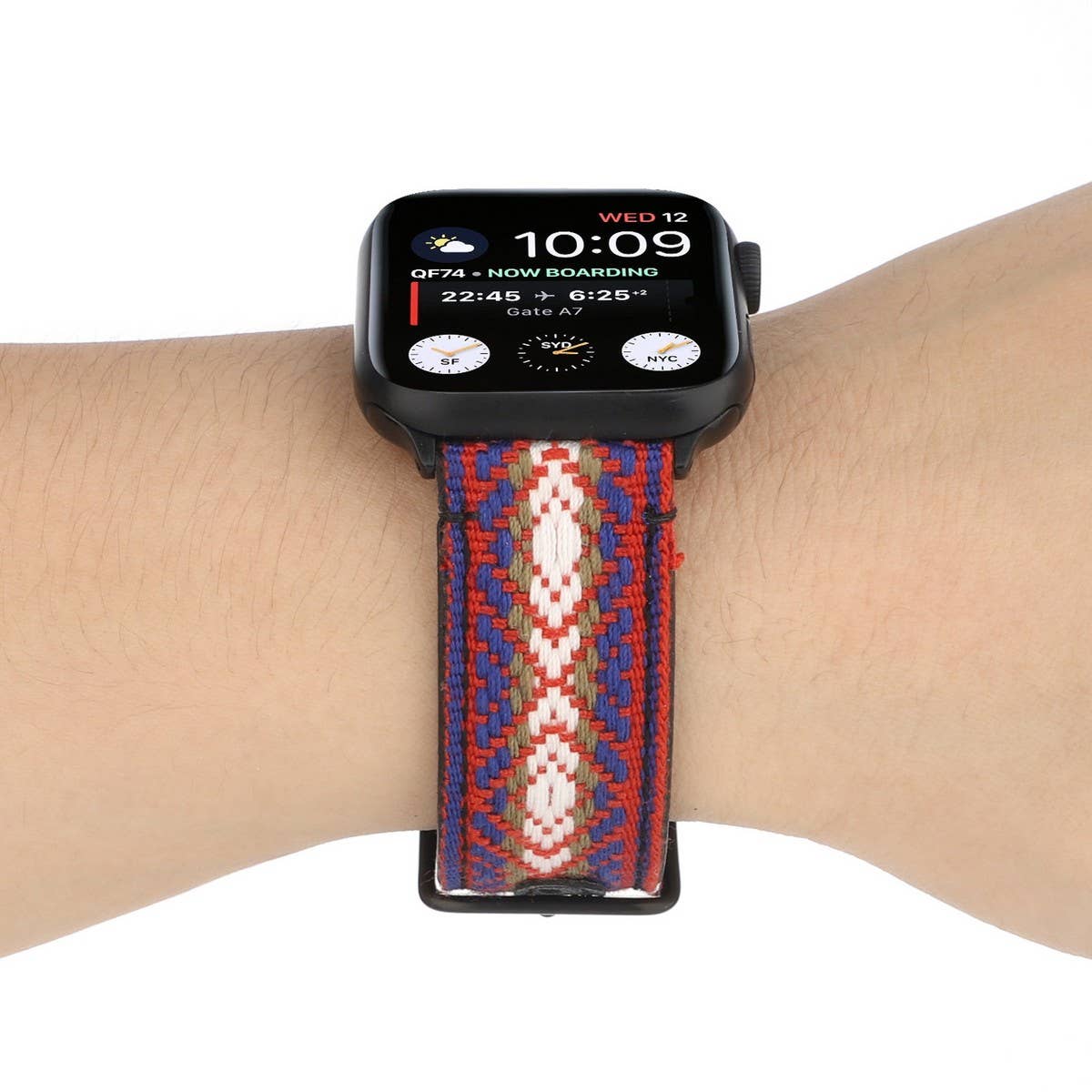 APPLE WATCH IWATCH9 ETHNIC STYLE LEATHER STRAP_CWWW0059