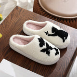 Winter Pet Cat Butterfly Embroidery Cotton Slipper