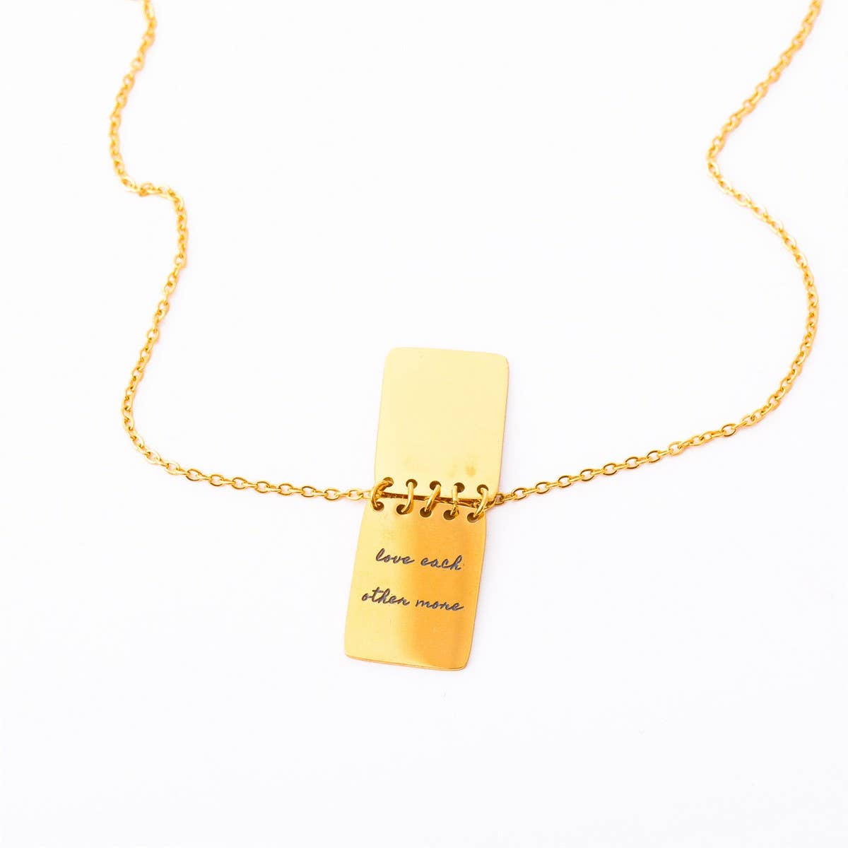 SIMPLE NOTEBOOK STAR MOON OPENING NECKLACE_CWMM5674