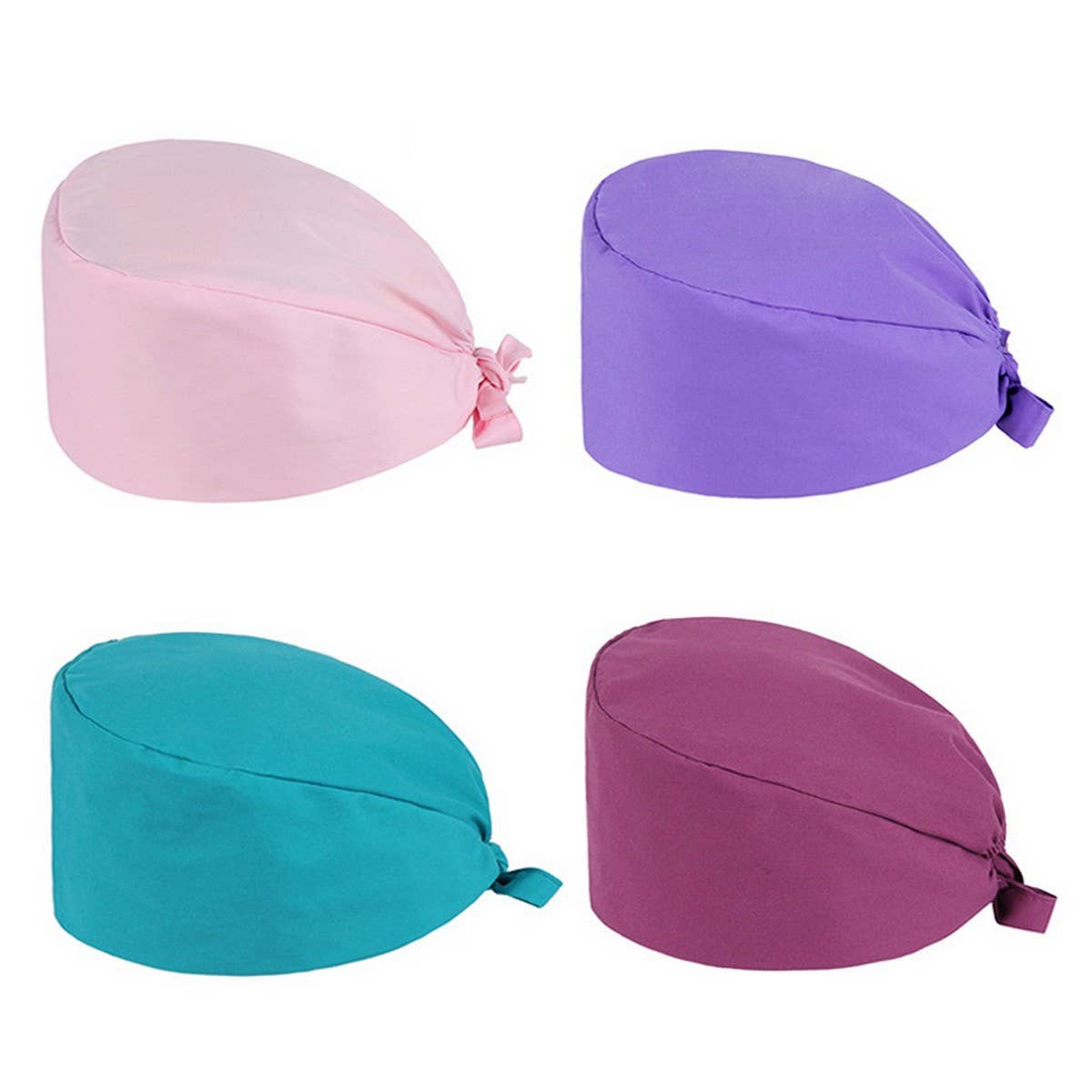 SOLID COLOR SURGICAL CAP SCRUB CAP TIE BACK CAP_CWAH3320