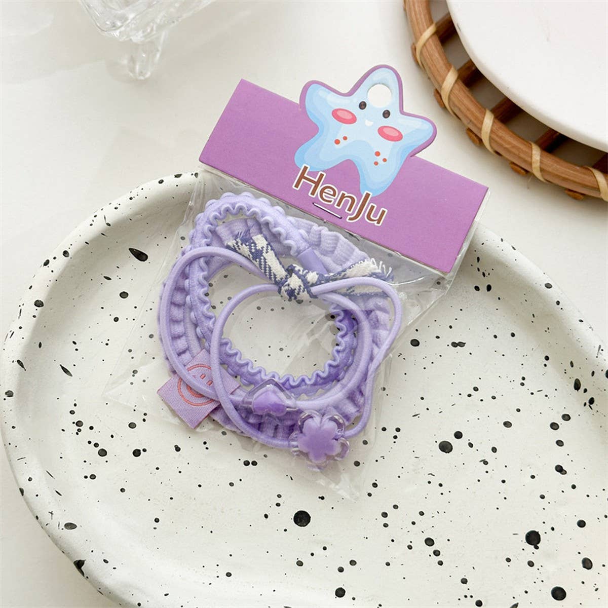 HIGH ELASTIC PONYTAIL HAIR ROPE THREE PIECE SET_CWAHA1031