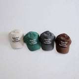 KIDS TRENDY LETTER BASEBALL CAP HIP HOP SUN HAT CWAH2902
