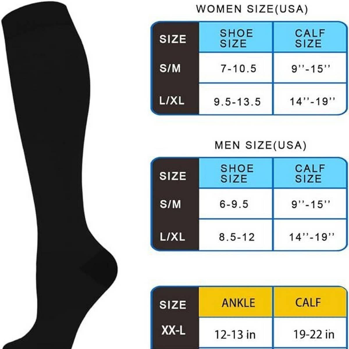 OUTDOOR SPORTS WOMENS LONG COMPRESSION SOCKS_CWMS1862