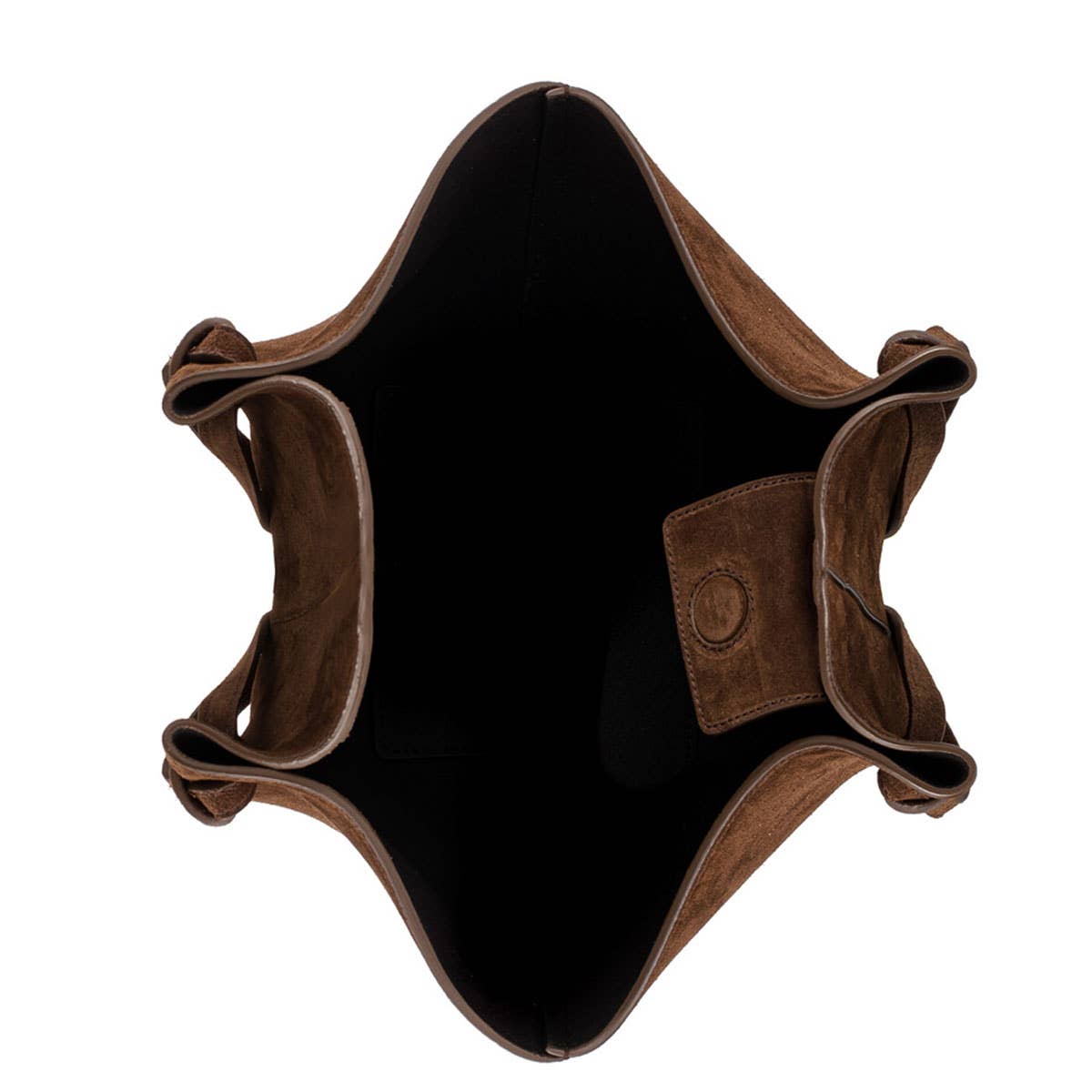 Vintage Suede Shoulder Tote Bag, Minimal Style_Cwab5395