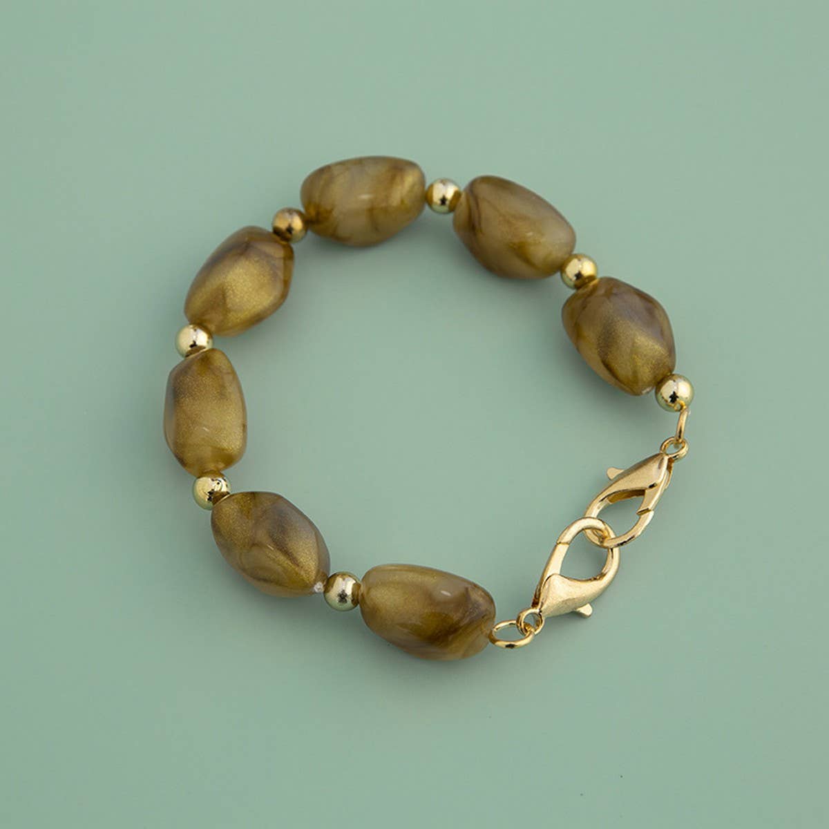 11 81IN IRREGULAR ACRYLIC STONE CHAIN BAG STRAP_CWMM5063