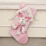 Cwmm9400_Christmas Decoration Socks Children Gift Bag