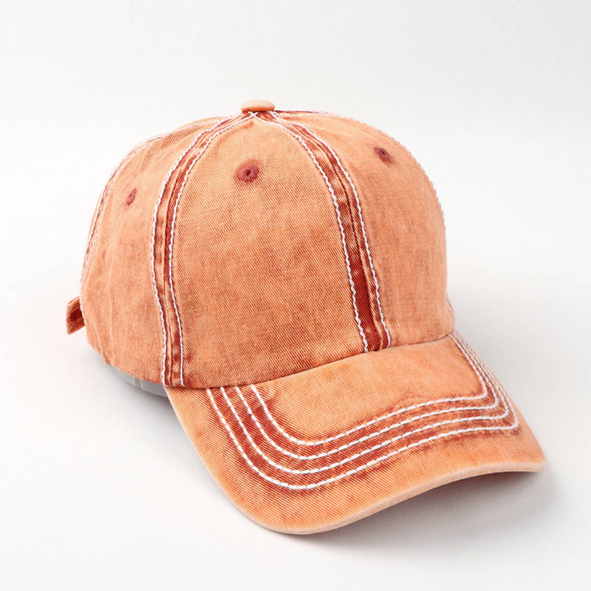 SPRING COTTON COLOR BLOCK BASEBALL CAP CWAH1144