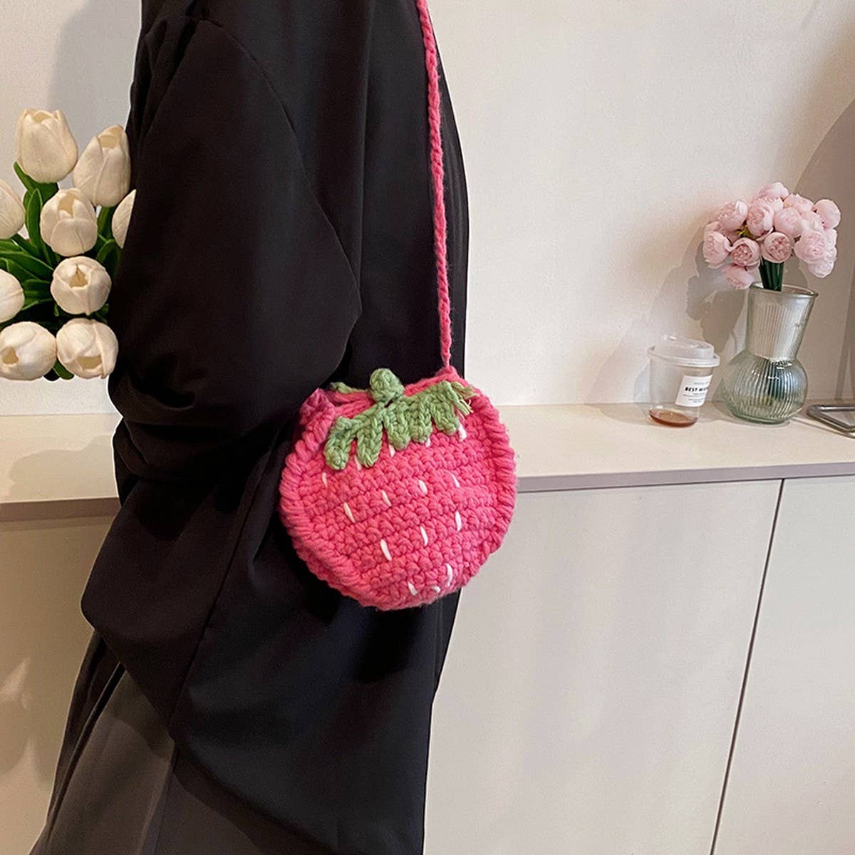CUTE CASUAL MINI STRAWBERRY CROSSBODY BAG_CWAB2402