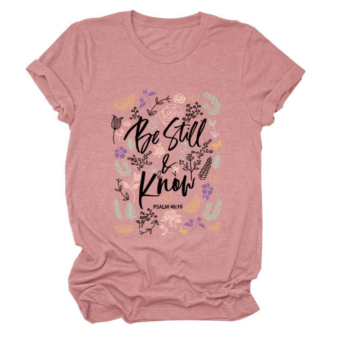 Womens Faith Tee, Be Still And Know_Cwtts1480