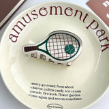 TENNIS RACKET HAIR CLAW CREATIVE ACETATE BUN CLIP_CWAHA5783