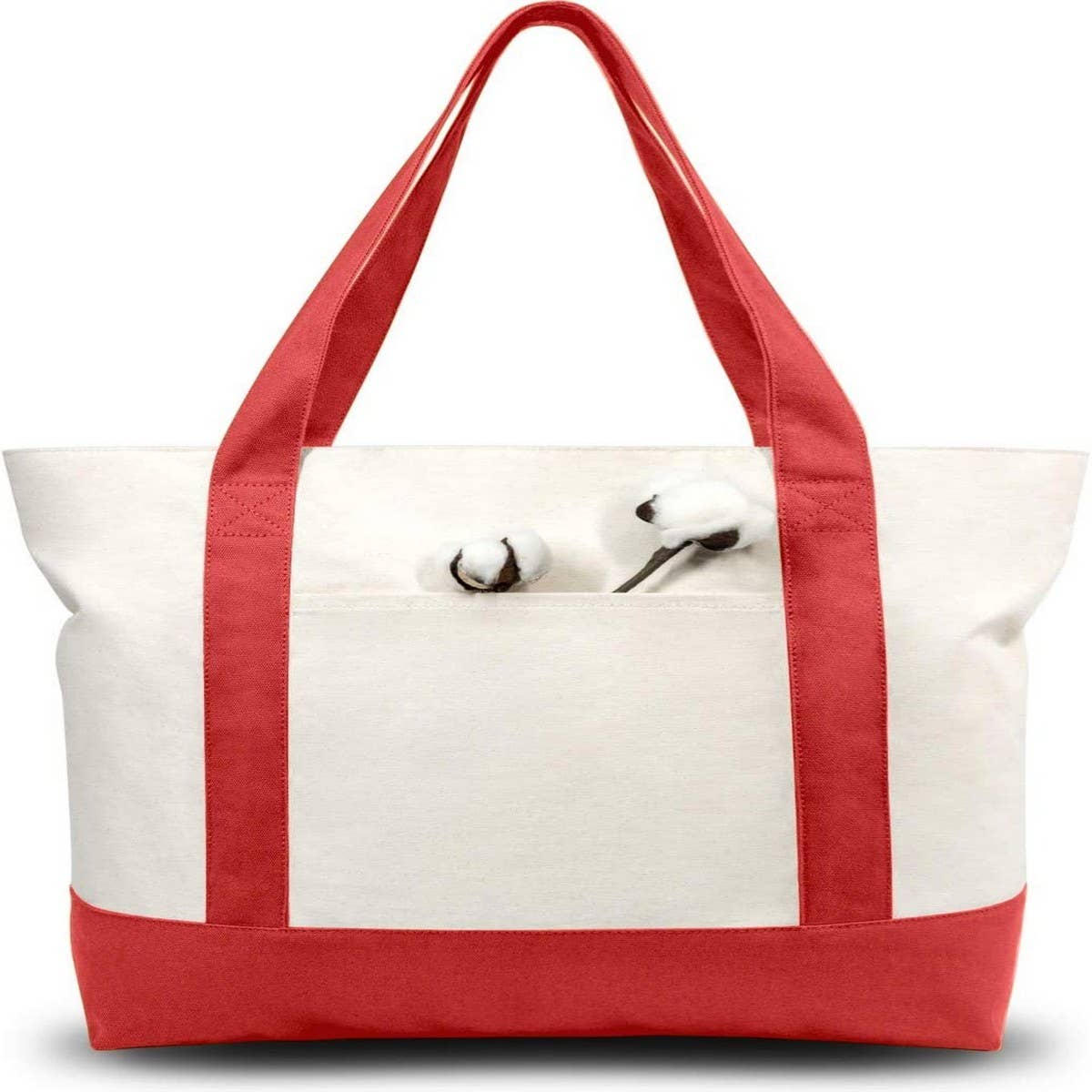 Cwab2874_Canvas Home Shopping Large Capacity Tote Bag