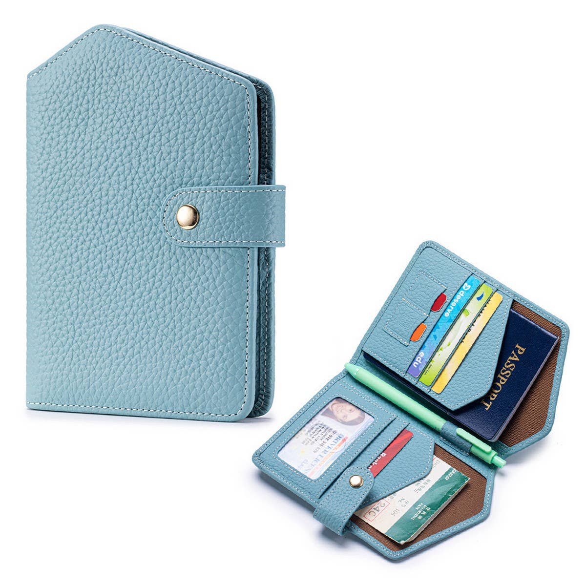 Womens Passport Organizer Secure Stylish_Cuab00395