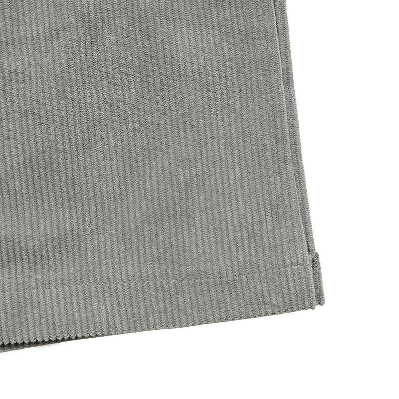 Solid-Color Basic Corduroy Adjustable Overalls