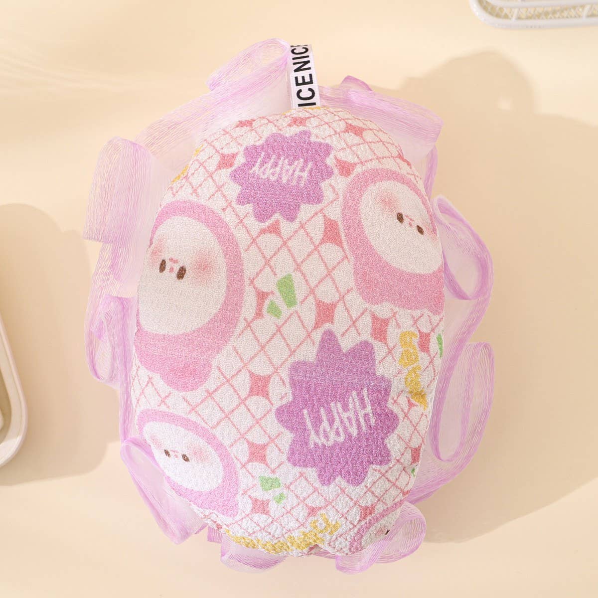 BATH POUF FINE SAND BATH TOWEL BATH FLOWER BALL_CWMM3358