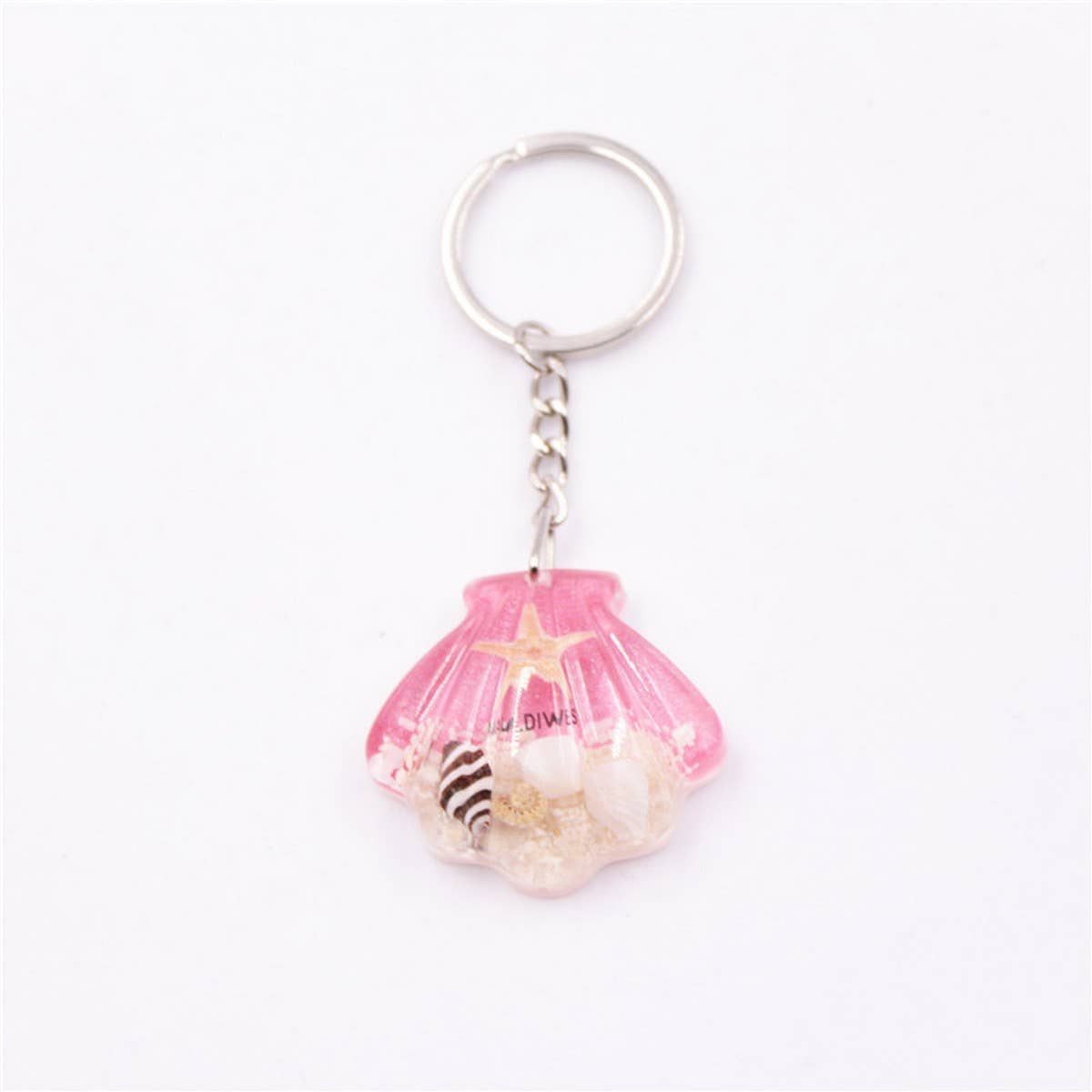 NEW SHELL STARFISH KEYCHAIN SOUVENIR PENDANT_CWMM3700