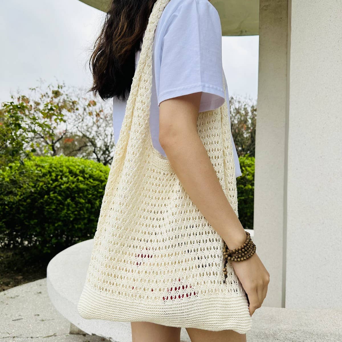 Cwab4577_Tote Knit Hollow Woven Shoulder Bag