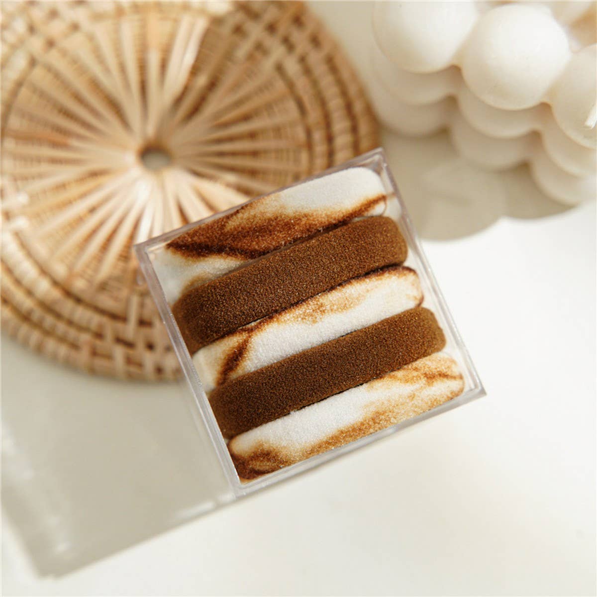 RETRO COLOR TIE DYE HIGH ELASTIC HAIR TIES_CWAHA1123