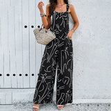 Temperament Elegant Printing Jumpsuit_Cwsjs0326