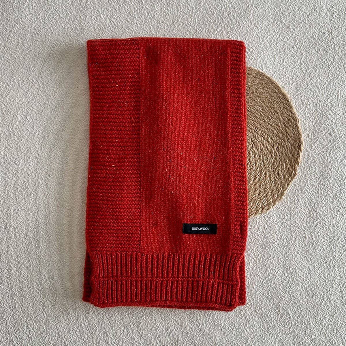 SOFT WARM DOUBLE SIDED COUPLE S NECK SCARF_CWASC2342