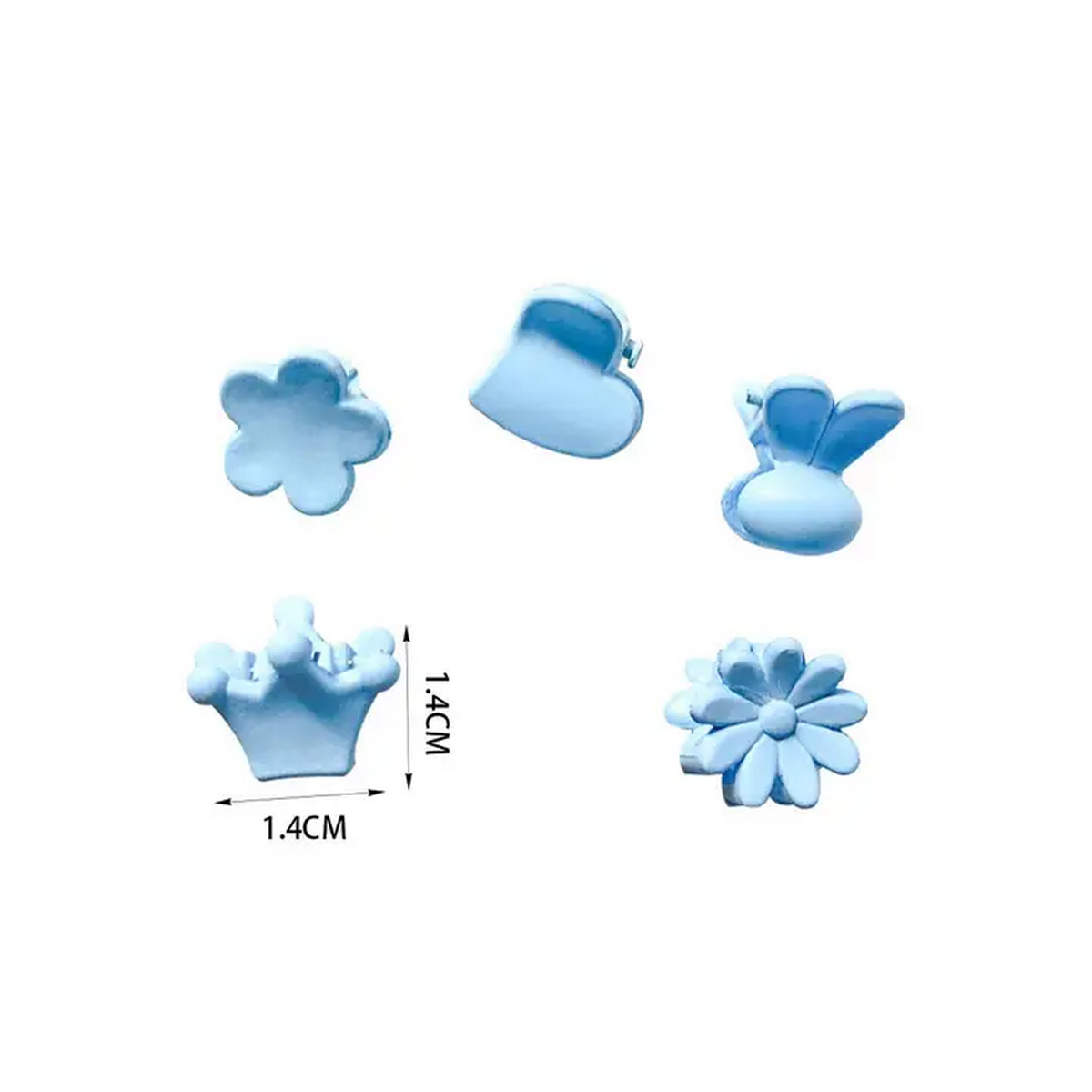 10PCS MINI HAIR CLAW SET CANDY COLOR CUTE CLIPS_CWAHA0716