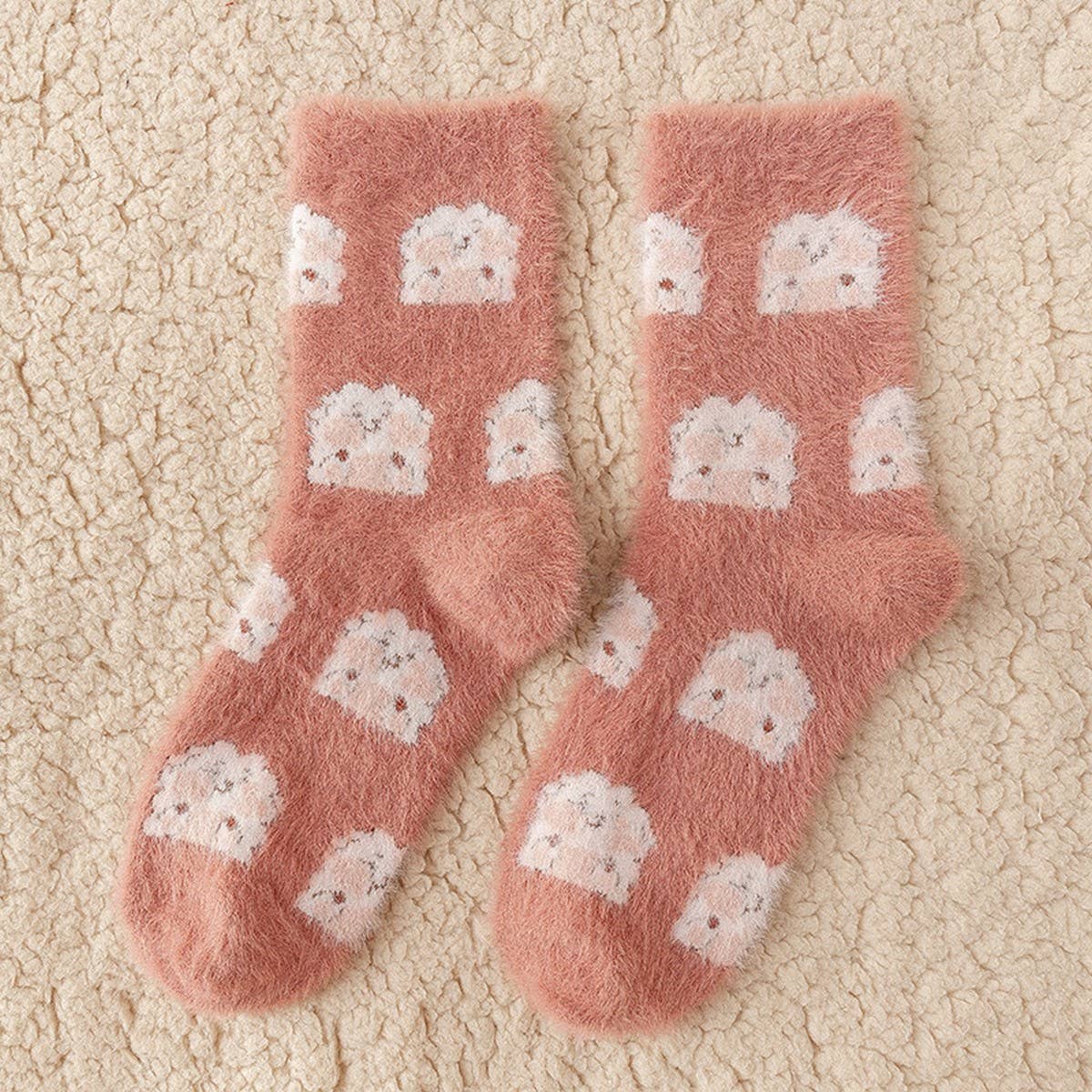 CUTE WARM SEASON LINT FREE FLOOR SOCKS_CWMS0797
